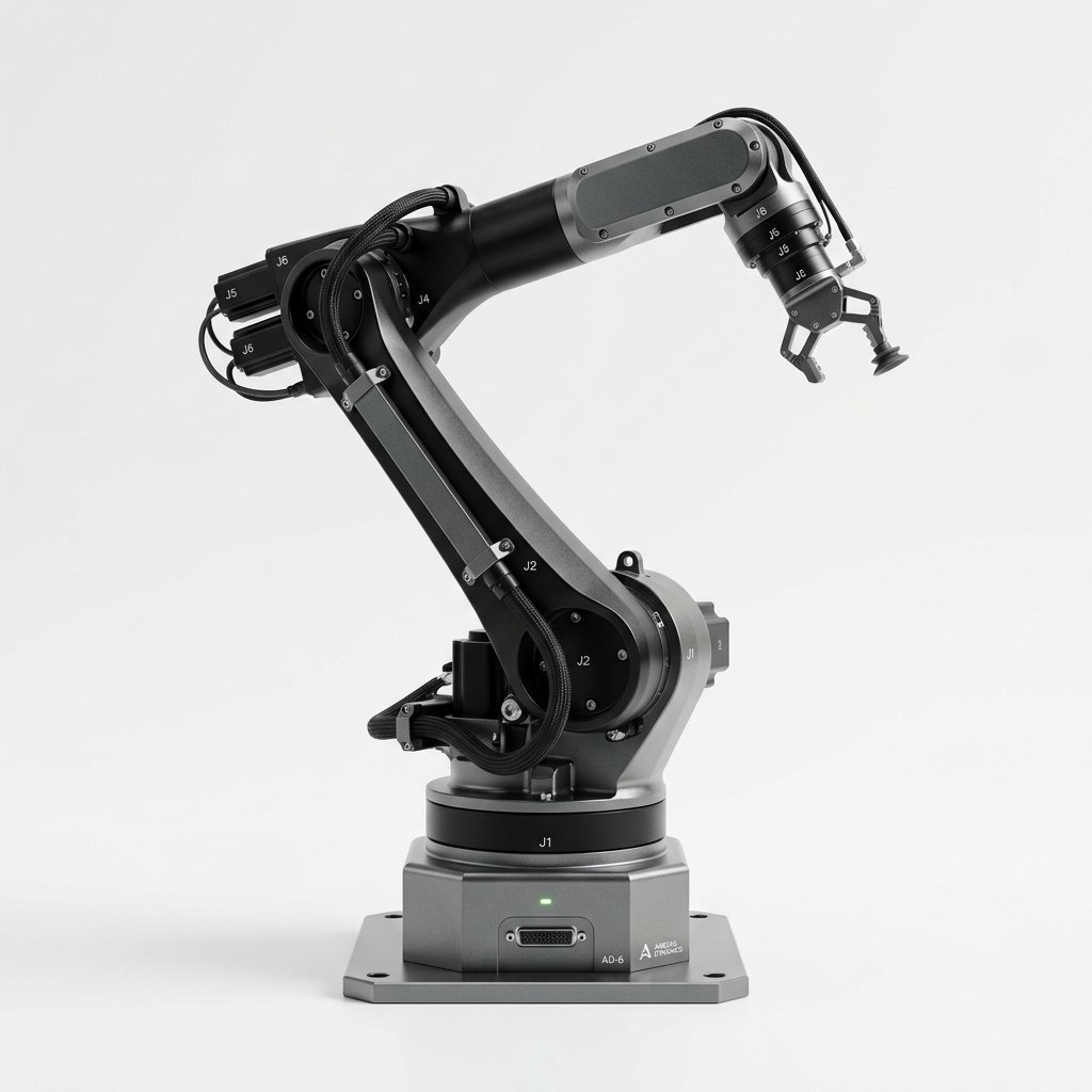 Industrial robotic arm for manufacturing automation